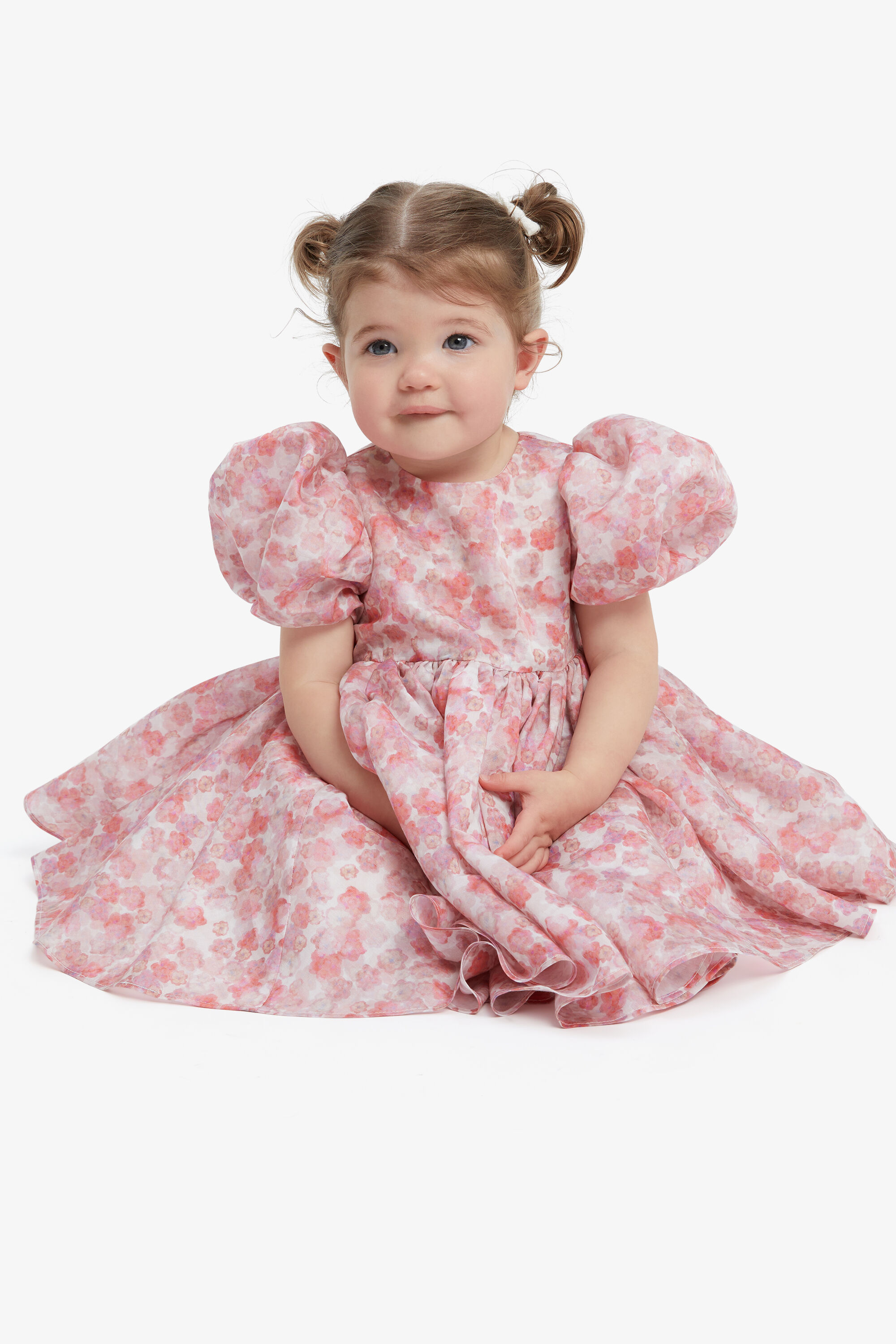 Children's Ivory Embroidered Tulle Sequin Star Dress | The Red Wagon